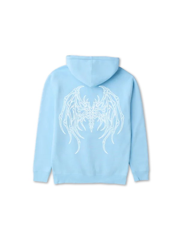 Afterlife Hoodie sky blue back