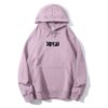 Bad Luck Cat Hoodie – Plum Front