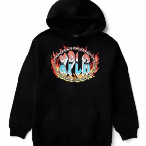 Chained Hoodie – Black Front