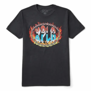 Chained Tee – Charcoal Front