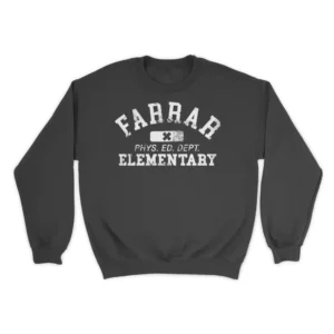 Colby Phys.Ed Sweatshirt – Black Front