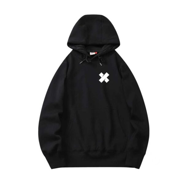 Comic Black Hoodie front