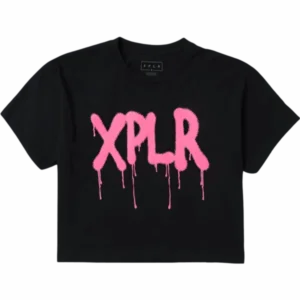 Cropped Graffiti Tee Front