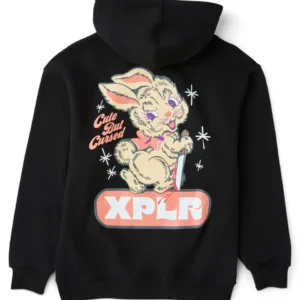 Cute But Cursed Hoodie – Black Back