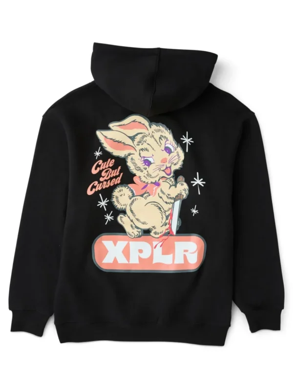 Cute But Cursed Hoodie – Black Back
