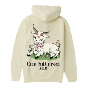 Cute But Cursed Oct’25 Hoodie – Bone Back