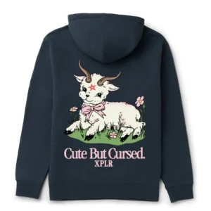 Cute But Cursed Oct’25 Hoodie – Slate Back