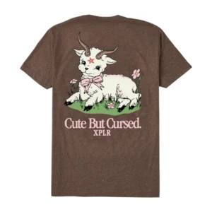 Cute But Cursed Oct’25 Tee – Espresso Back