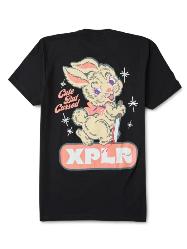 Cute But Cursed Tee – Black Back