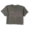 Dead Inside Cropped Tee Front