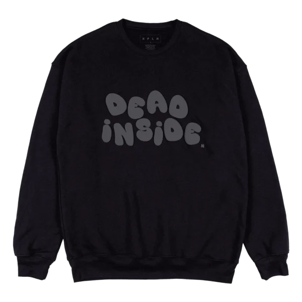Dead & Puffy Crewneck (puff print) Front