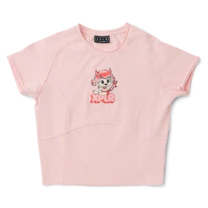 Devil Baby Crop Tee Front