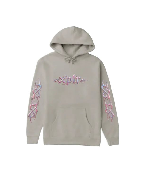 Ethereal Hoodie Grey Front