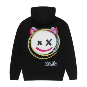 Graffiti Zip Hoodie Back