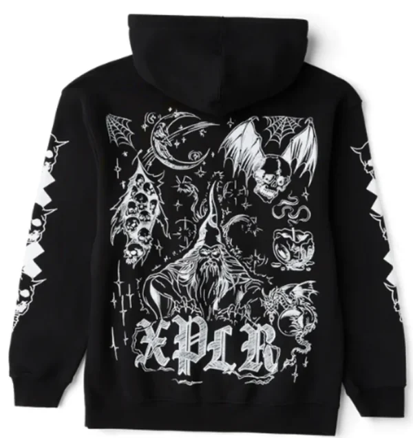 Inked Hoodie – Black Back
