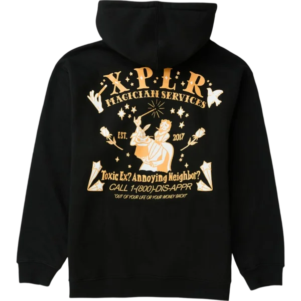 Magician Services Hoodie – Black Back