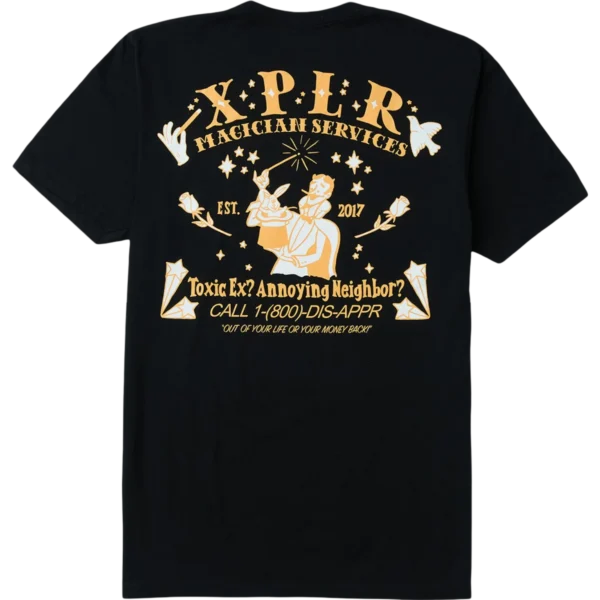 Magician Services Tee – Black Back