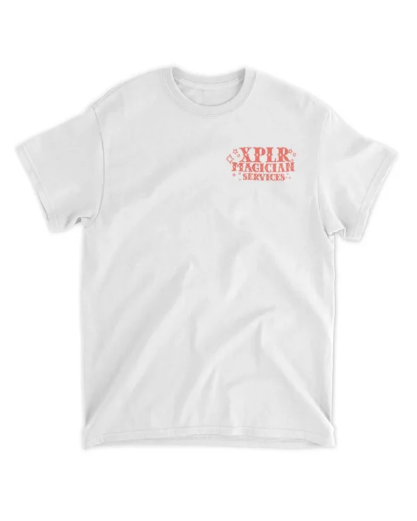 Magician Services Tee – White Front