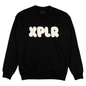Marshmallow Logo Crewneck (puff print) front