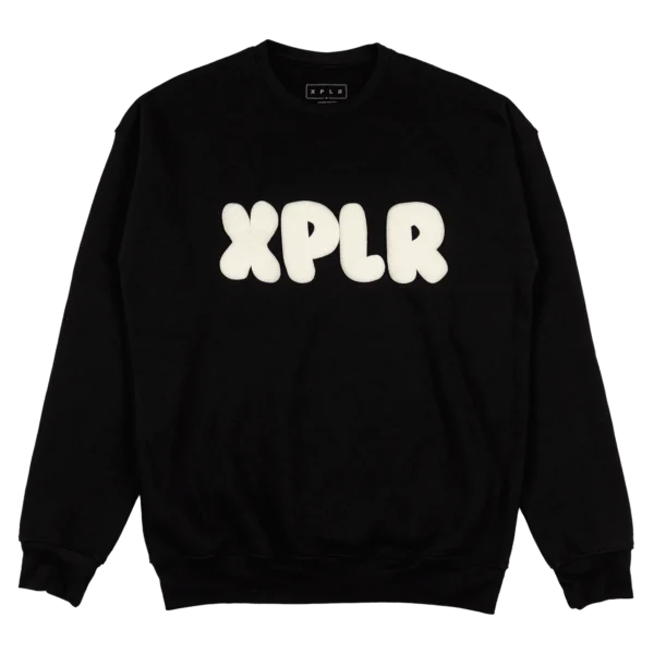 Marshmallow Logo Crewneck (puff print) front