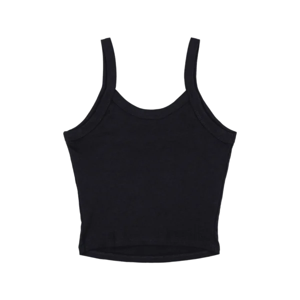 Marshmallow Logo Tank Top (puff print) back