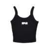 Marshmallow Logo Tank Top (puff print) Front