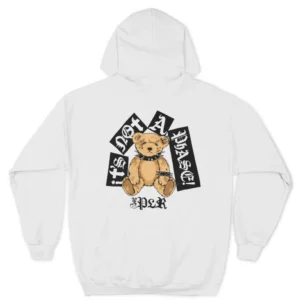 Not A Phase Hoodie – White Front