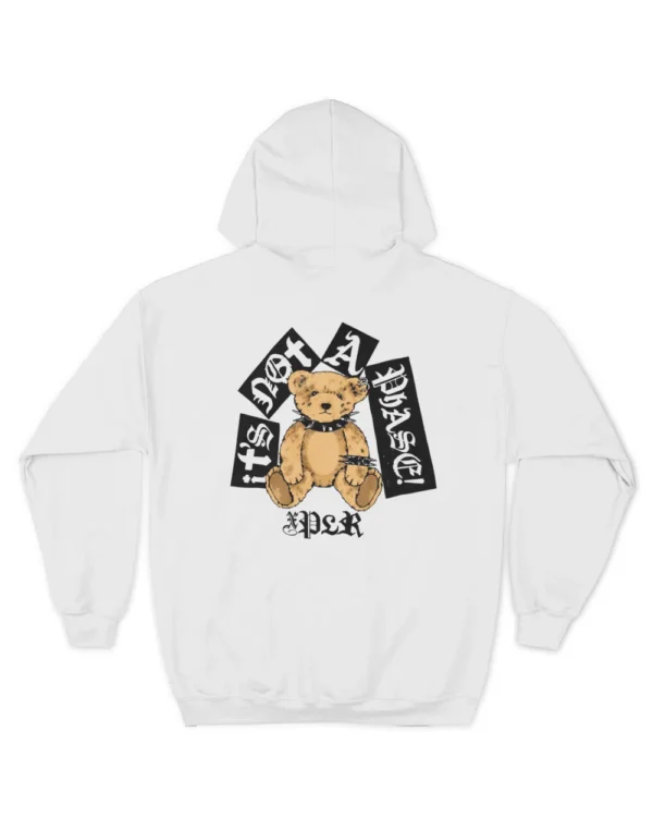 Not A Phase Hoodie – White Front