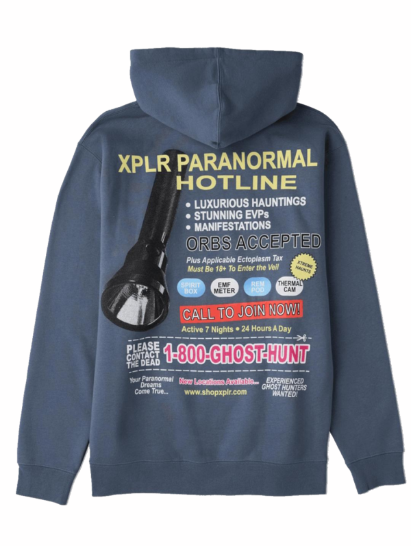 Paranormal Hotline – Storm Blue Back