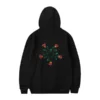 Pentagram Roses Hoodie Back