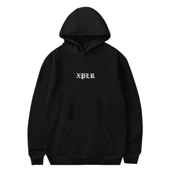 Pentagram Roses Hoodie Front