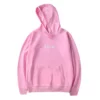 Pentagram Roses Hoodie Pink Front