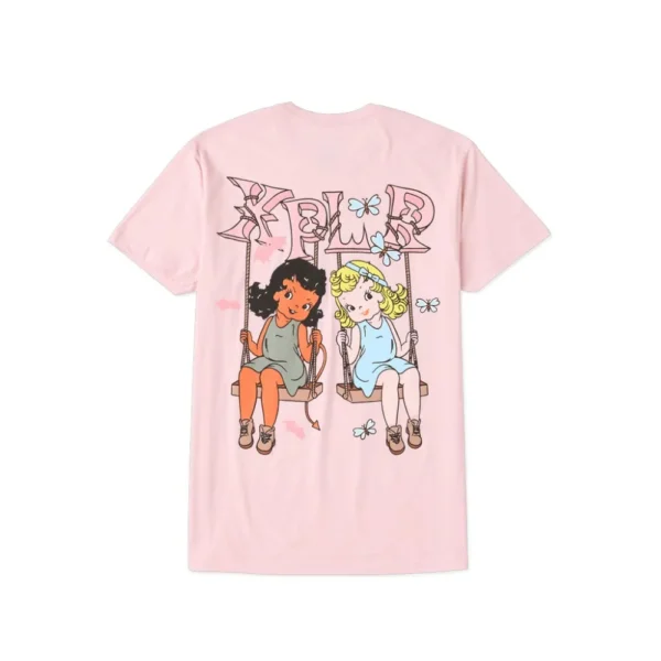 Polar Opposites Tee – Light Pink Back