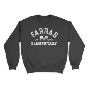 Sam Phys.Ed Sweatshirt – Black Front
