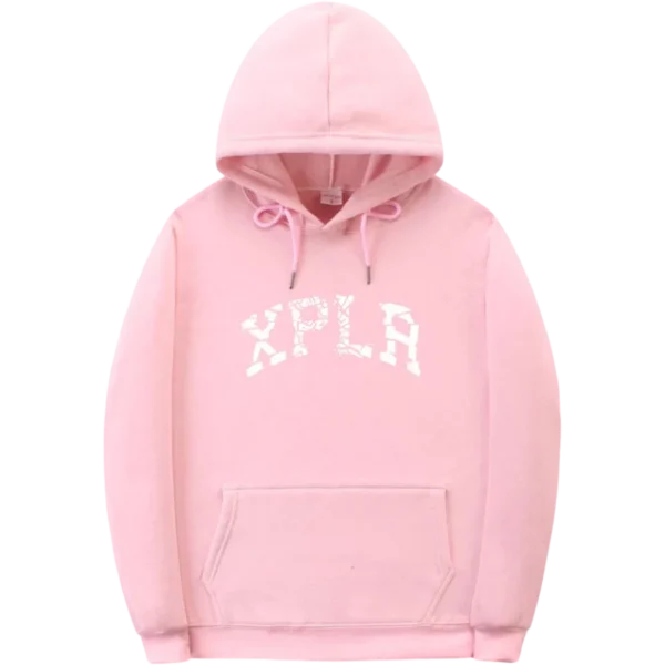 Shatter Crystal Hoodie – Pink Front