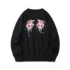 Tears Black Sweatshirt back