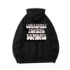 Valentine Black Hoodie back