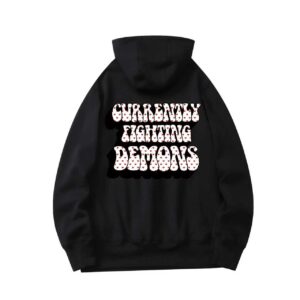 Valentine Black Hoodie back