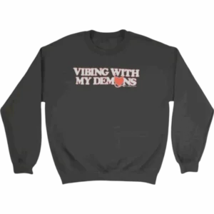 Vibes Sweatshirt – Black Front