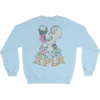 X Bubblegum Sweatshirt – Aqua Front