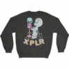 X Bubblegum Sweatshirt – Black Back