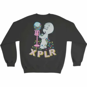 X Bubblegum Sweatshirt – Black Back