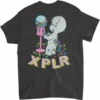 X Bubblegum Tee – Black Back