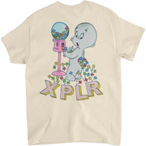 X Bubblegum Tee – Bone Back