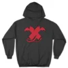 X Devil Chenille Hoodie Back