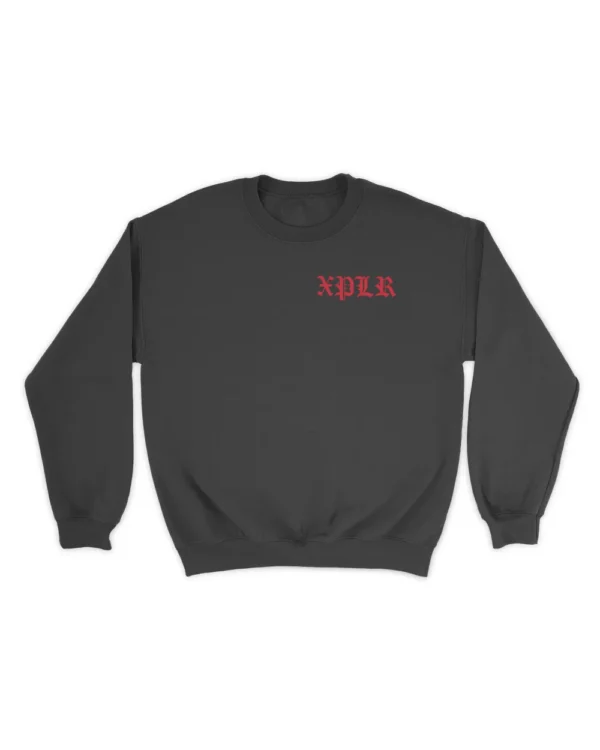 X Devil Chenille Sweatshirt Front