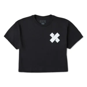 X Logo Crop Tee Front