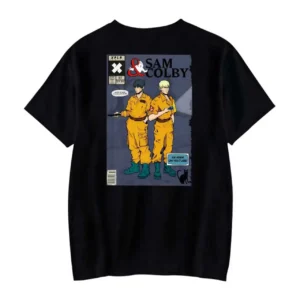 XPLR Comic Black Tee Back