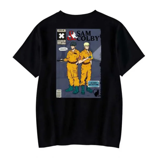 XPLR Comic Black Tee Back