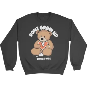 XPLR Don’t Grow Up Sweatshirt Front
